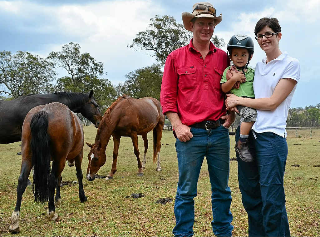 HOME IS WHERE FAMILY IS: The O’Deas moved back to Elbow Valley after a stint in the Northern Territory three years ago. HOME IS WHERE FAMILY IS: The O’Deas moved back to Elbow Valley after a stint in the Northern Territory three years ago.